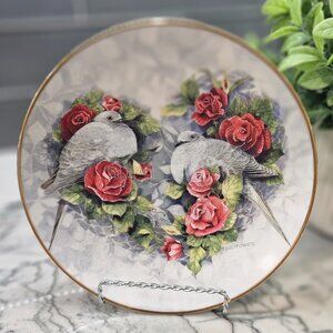 Franklin Mint Porcelain Bird Plate - 8" Diameter